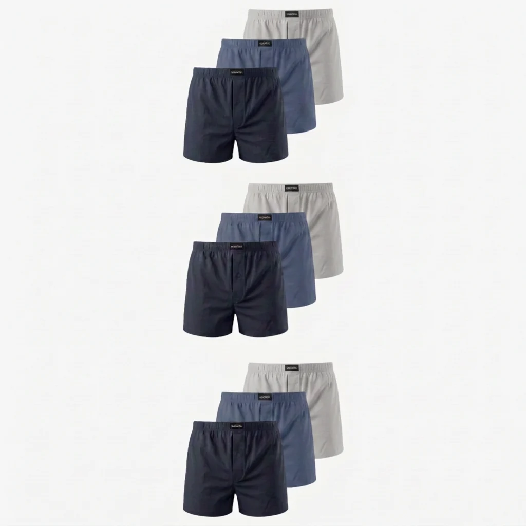 American Boxershorts Jersey | Mix (Dunkelblau/Blau/Hellgrau) - Image 10