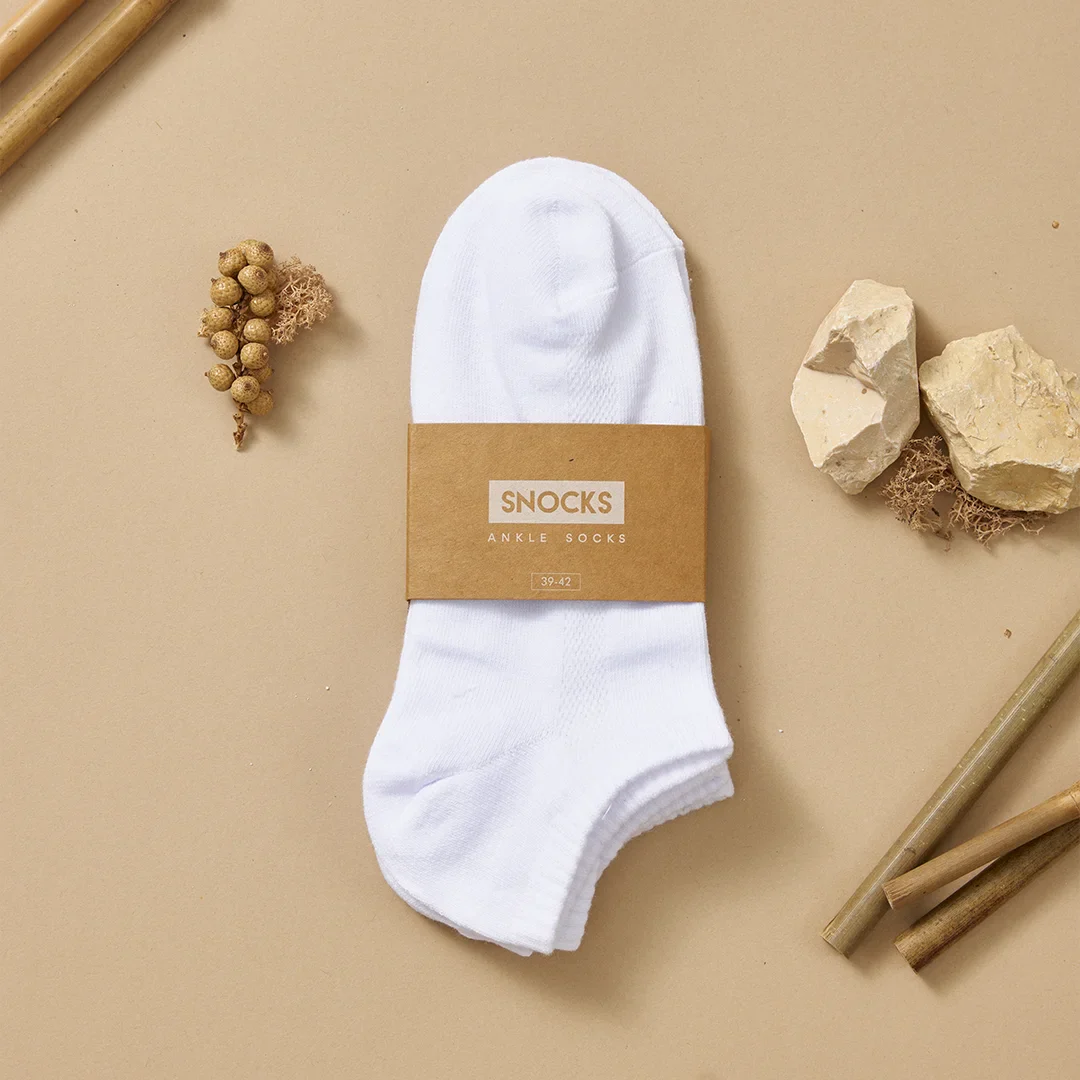 Premium Sneaker Socken | Weiß - Image 6