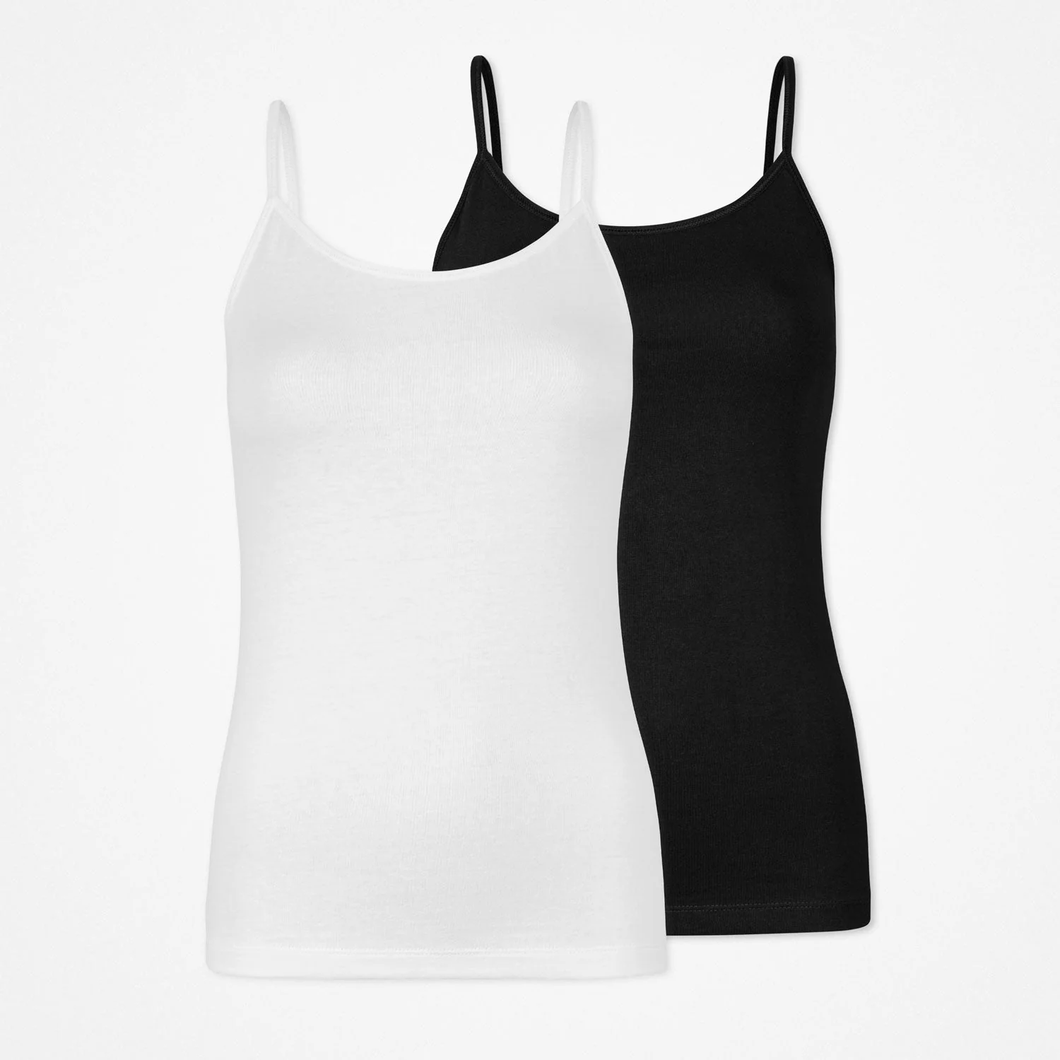 Damen Spaghetti Tops | Schwarz-Weiß - Image 10