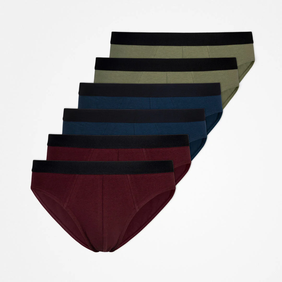 Herrenslips | Mix (Rot/Olive/Blau) - Image 9