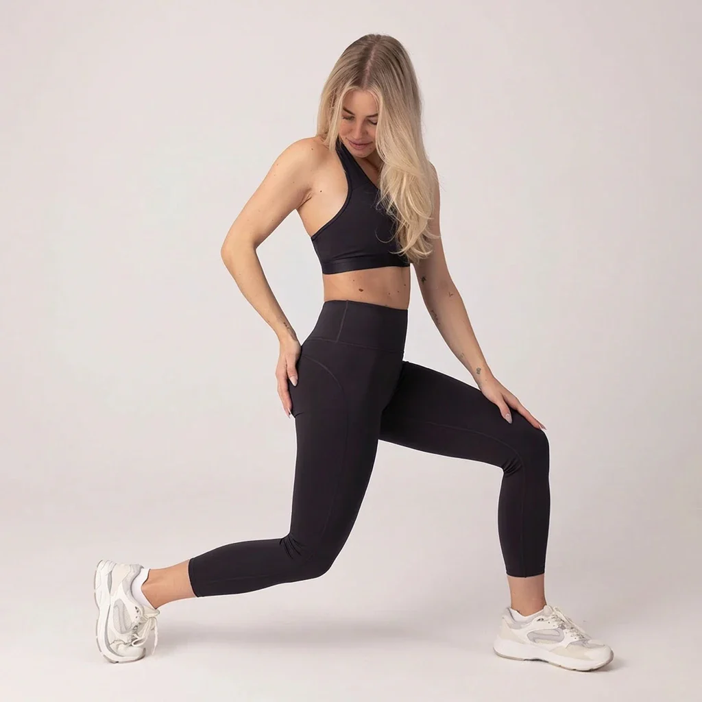 High Waist Leggings 7/8 | Schwarz - Image 2