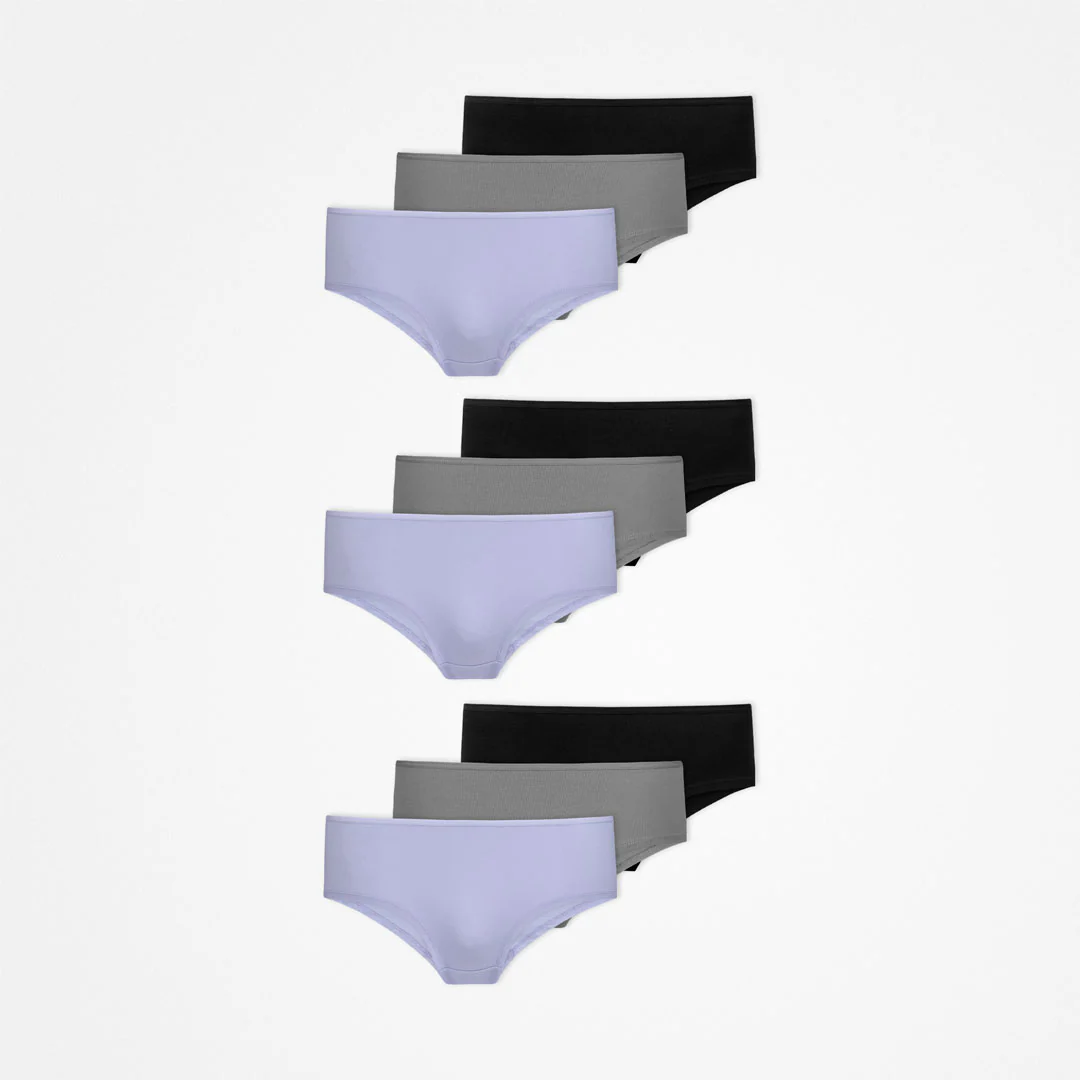 Hipster Panties | Mix (Lila/Grün/Schwarz) - Image 12