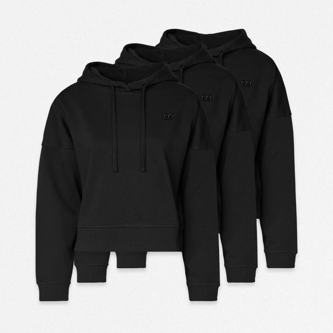 Hoodie Damen | Schwarz - Image 11