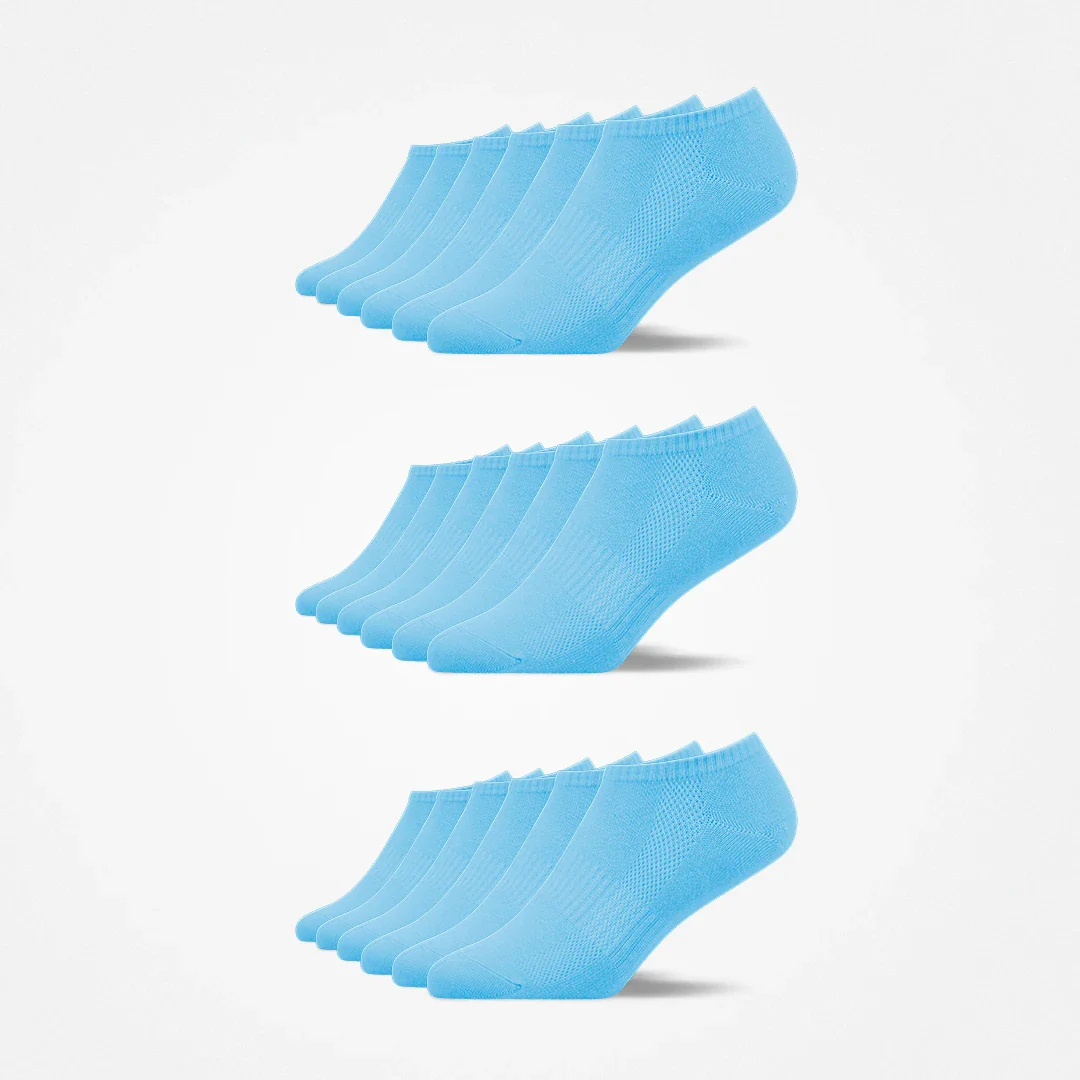 Kinder Sneaker Socken | Blau - Image 10