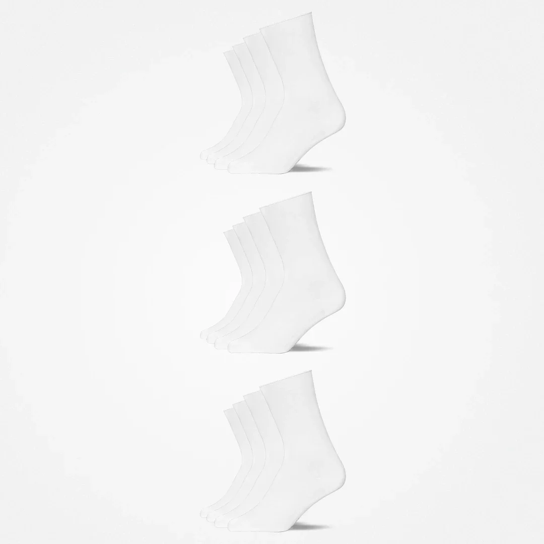 Klassische Damen Socken | Weiß - Image 14
