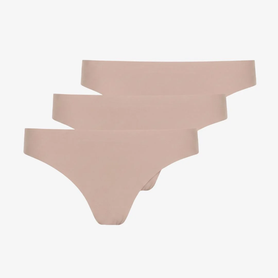 Microfiber Seamless Tanga | Beige - Image 10