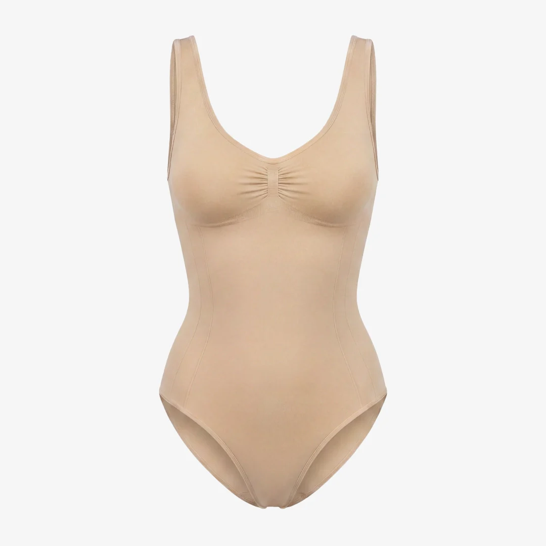 Shaping Body mit breiten Trägern | Beige - Image 10