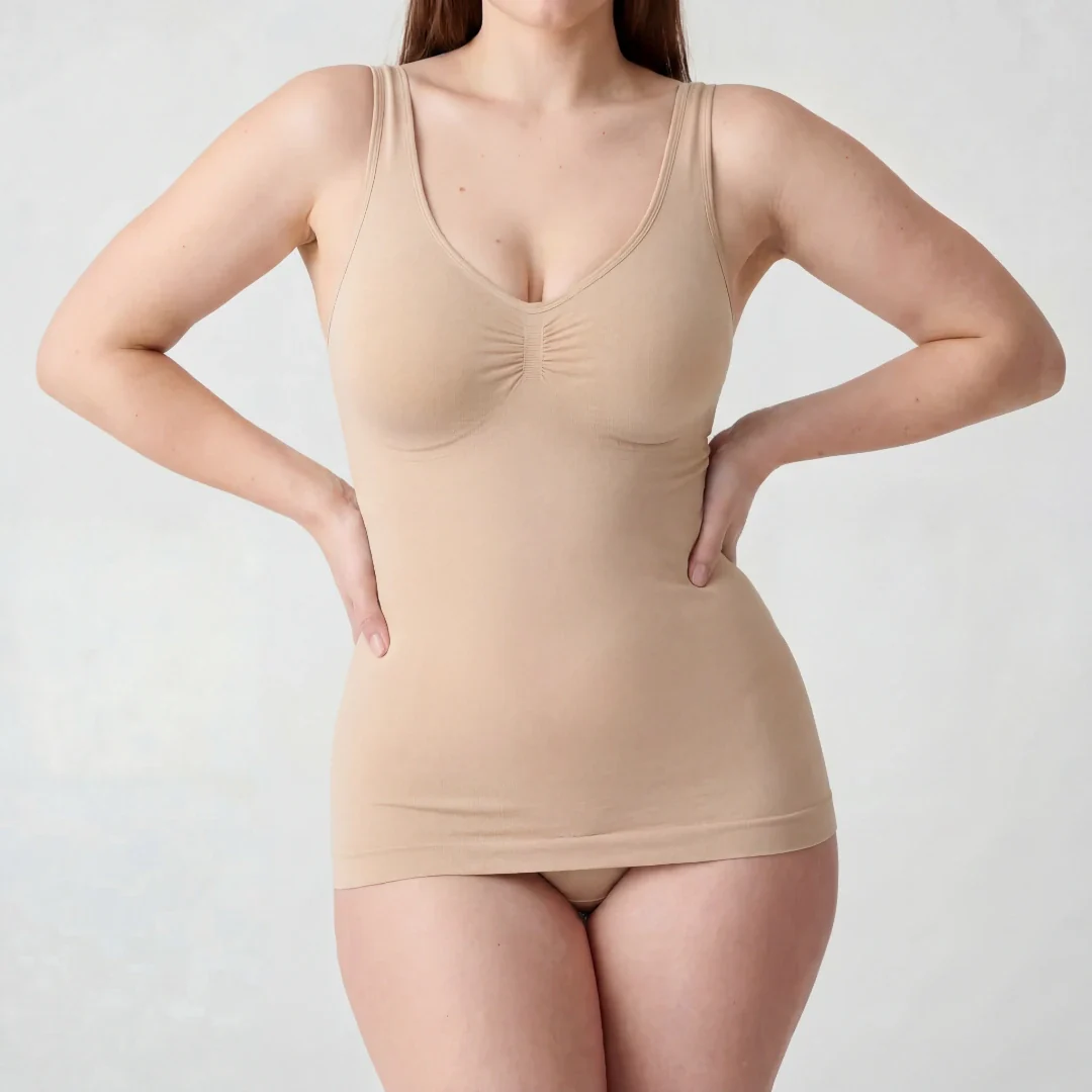 Shaping Tank Top | Beige - Image 2