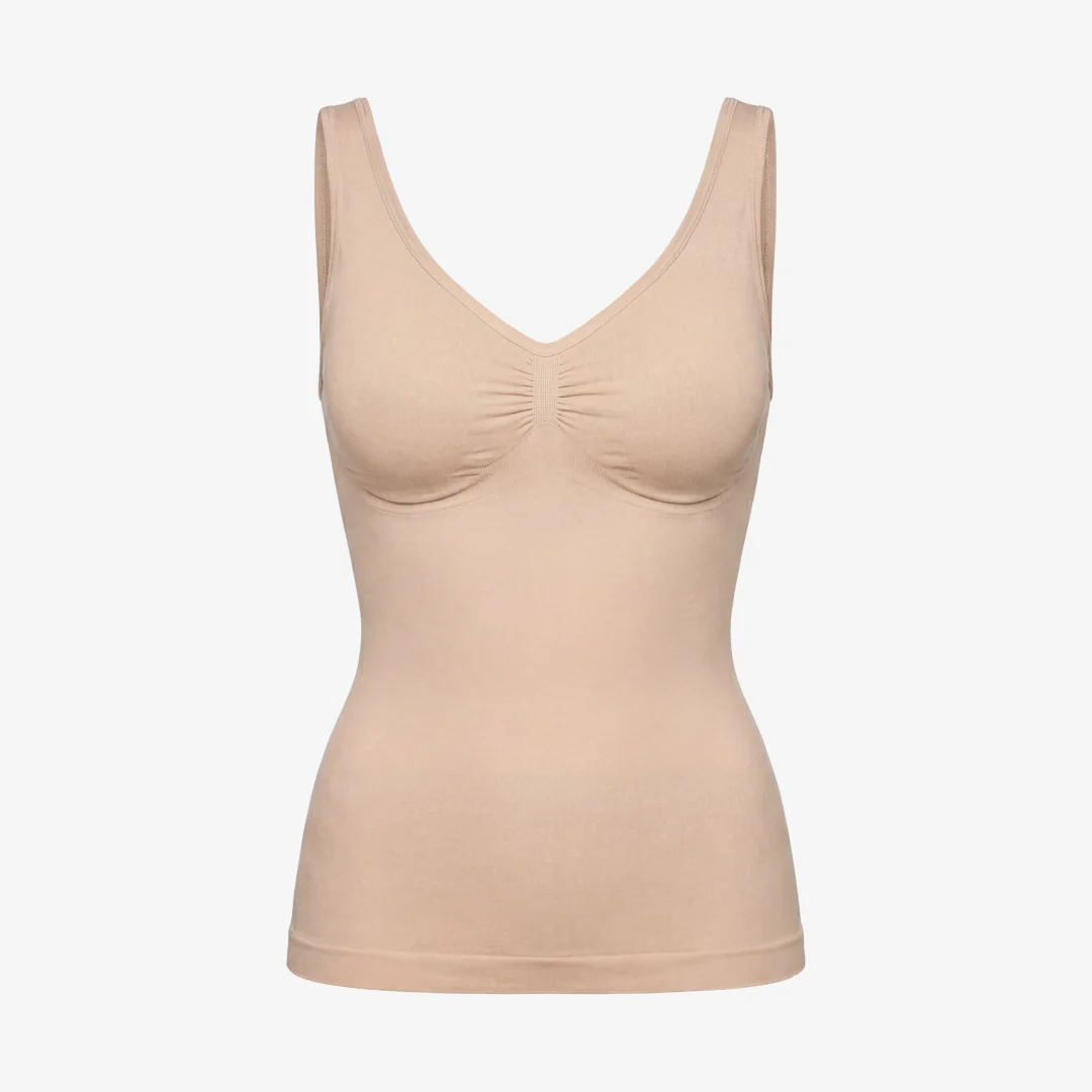 Shaping Tank Top | Beige - Image 9