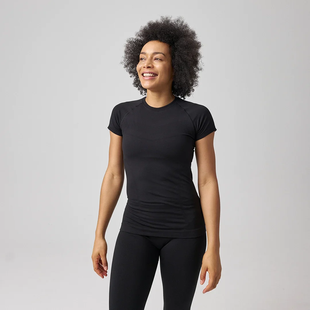 Sport Shirt Seamless Damen | Hellgrün - Image 2