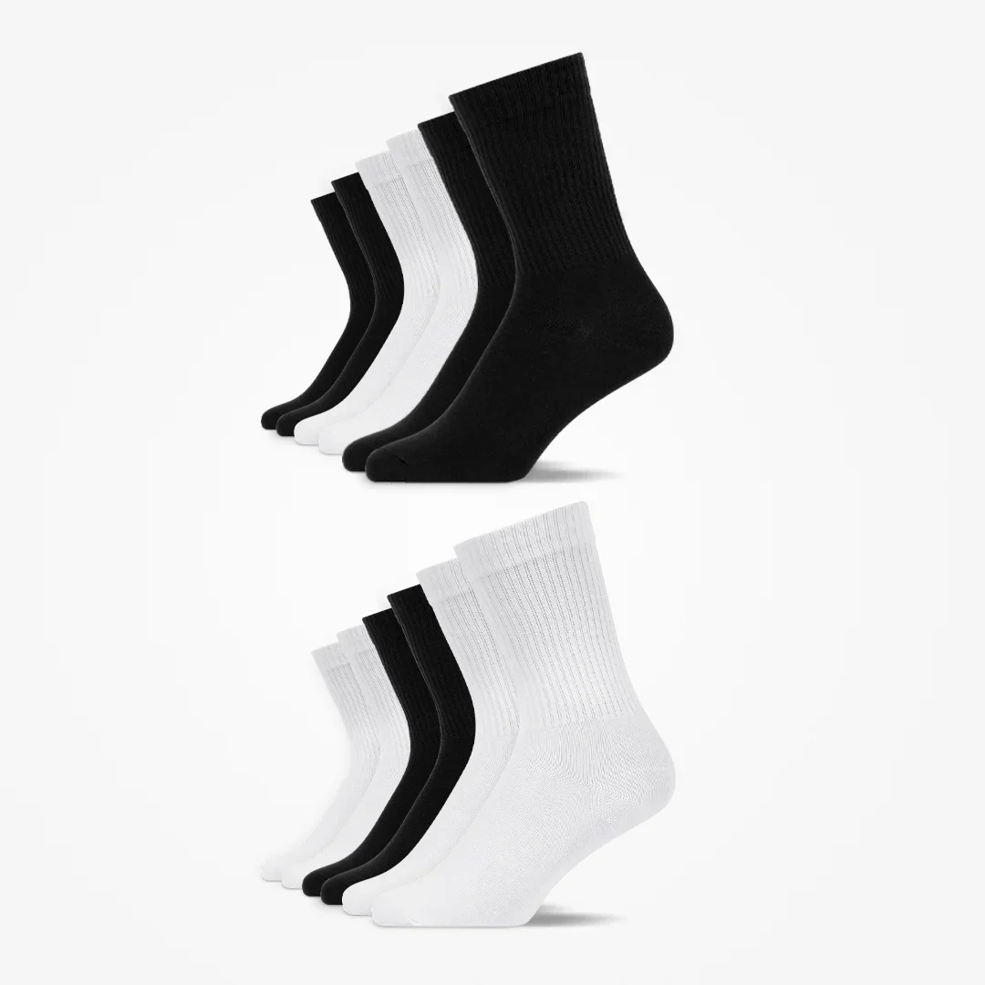 Tennissocken | Schwarz-Weiß - Image 9